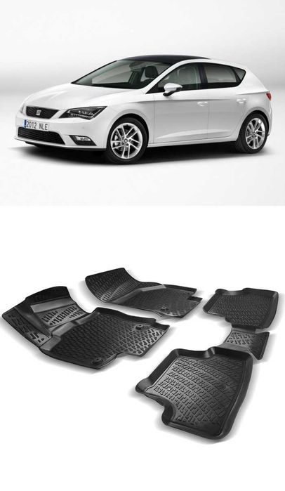 Гумени стелки RizLine съвместими с Seat Leon III 2012-2020