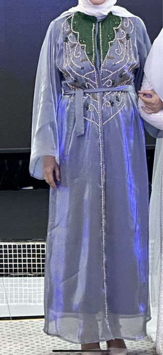 Абайка платье с вышивкой