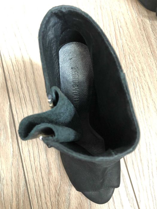 Botine negre piele intoarsa Zadig & Voltaire marime 38