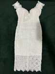 Rochie alb-bej deosebita