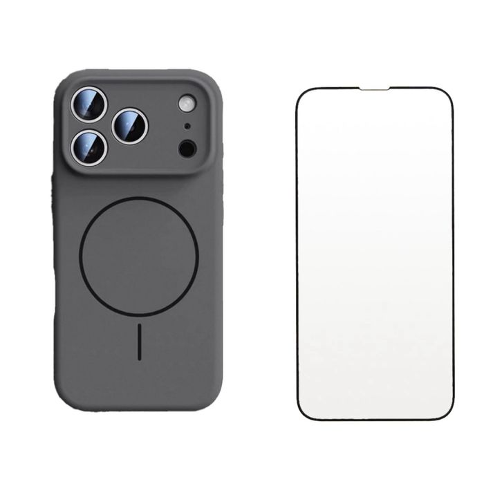 Iphone 17 AIR PRO 17 PRO MAX Husa Magnetica  + Folie Sticla Esd Clara