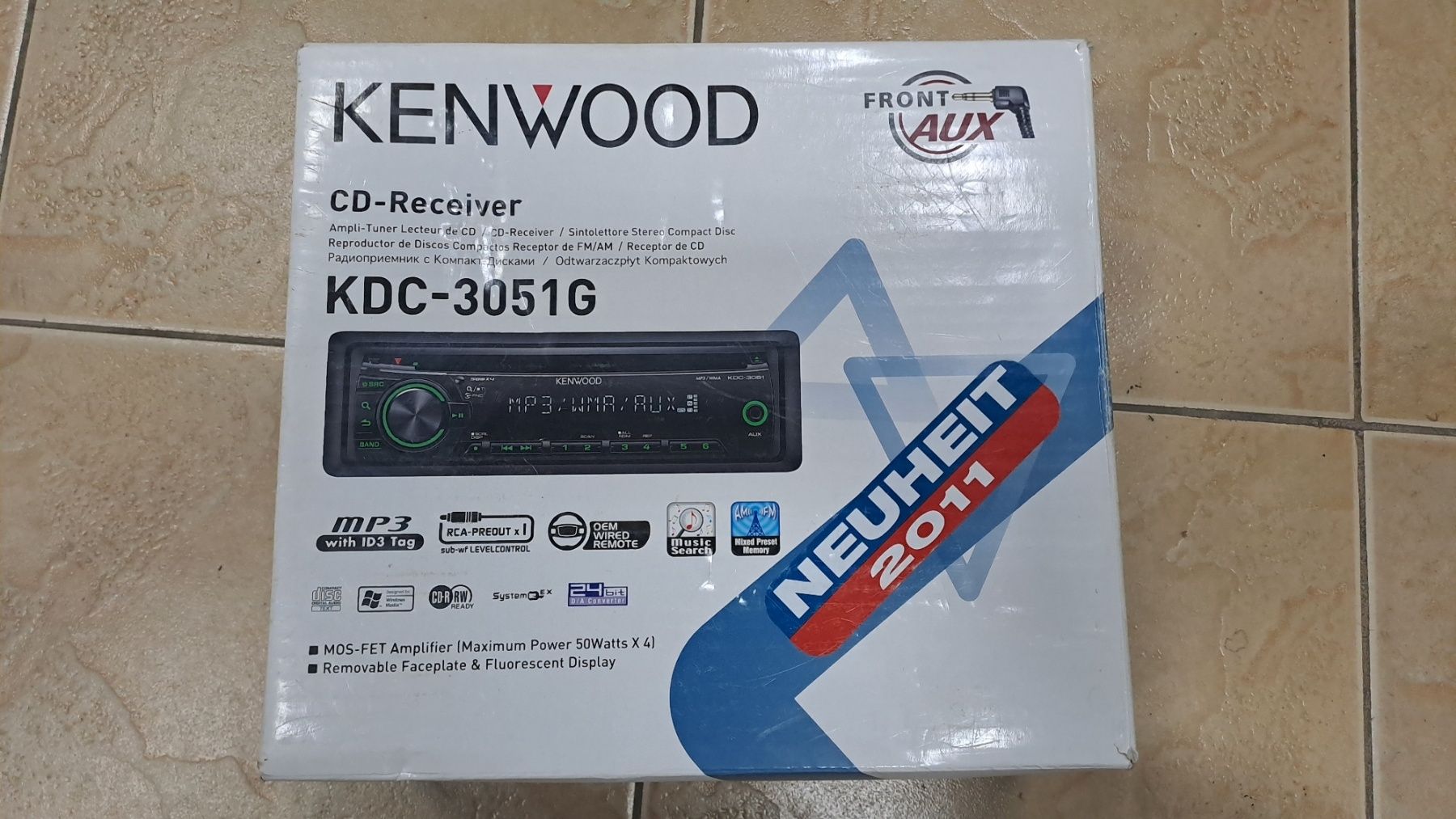 KENWOOD LDC-3051G поддържа AUX, CD/MP3/CD-R/RW -120лв