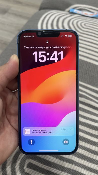 Продам айфон 13, 128 гб синий