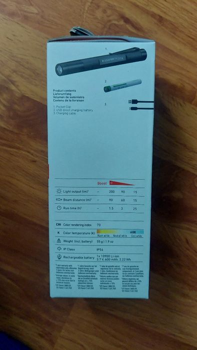 LEDLENSER Lanterna P4R Core LM/LI-ION +Cablu USB