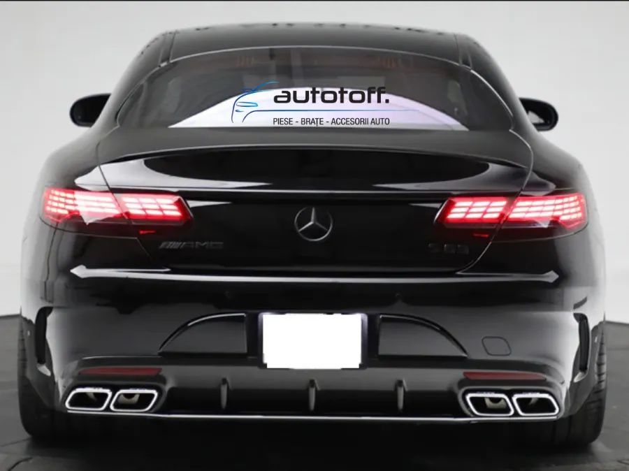 Difuzor bara spate compatibil cu Mercedes S-Class Coupe C217 (2014+) S63 Facelift Design