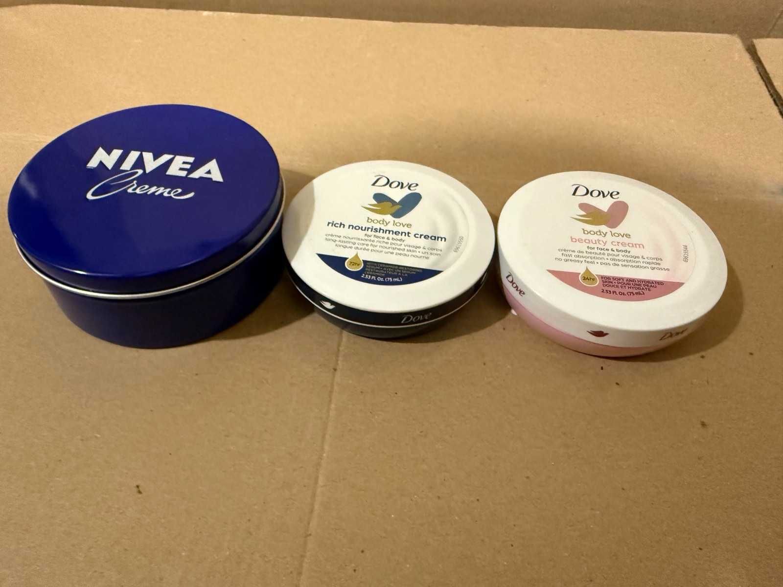 Душ Гел и Крем за ръце на марките Nivea, Dove, Malizia, NEUTRODERMA.