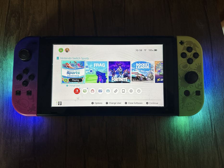 Consolă Nintendo Switch modată card SD 256GB