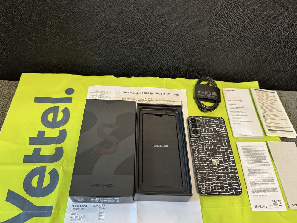 КАТО НОВ 256GB Samsung Galaxy S22 Plus Гаранция Technopolis 2024 S22+