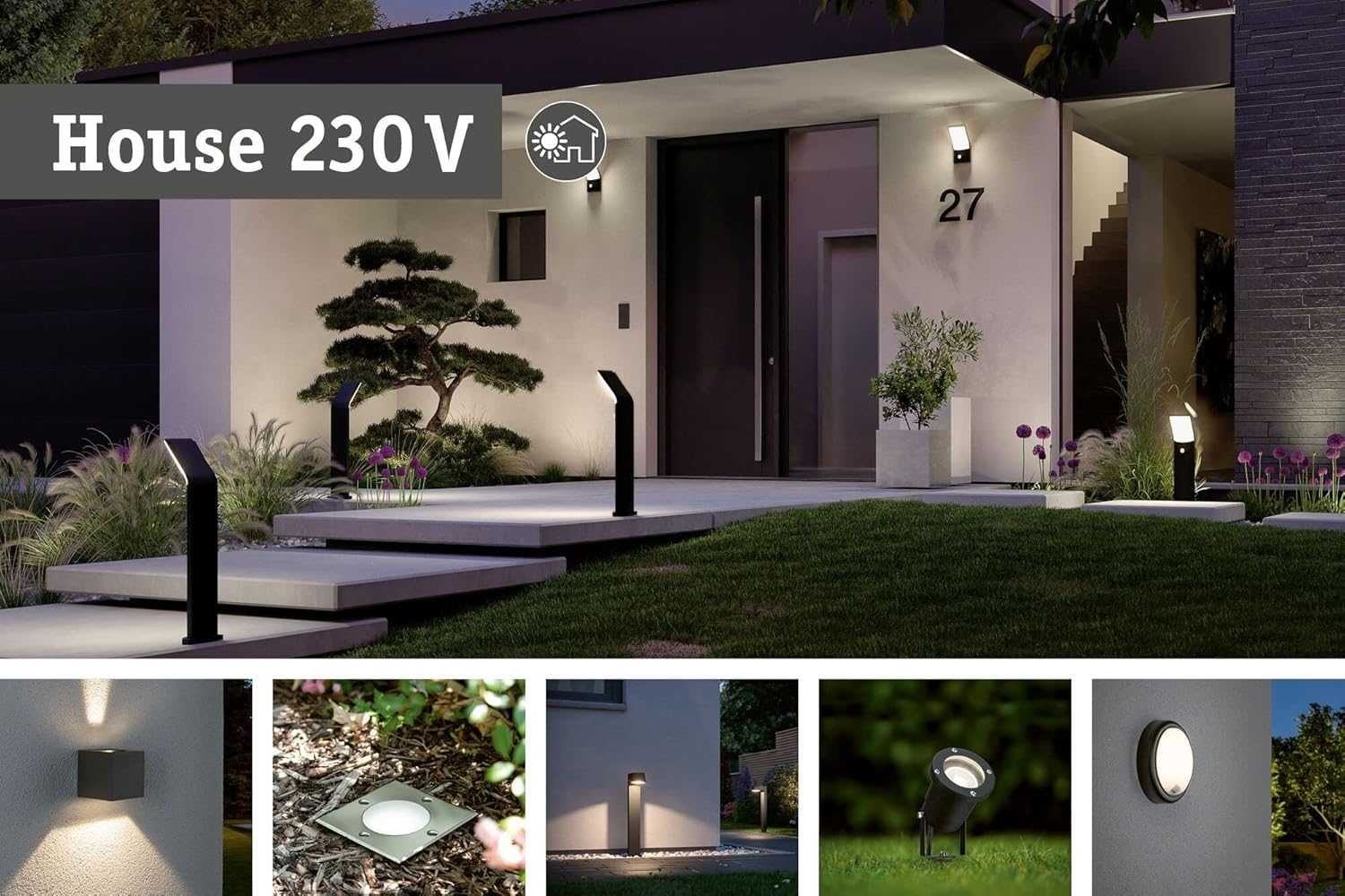 Paulmann 94755 LED външно осветително тяло Болард Светлинна плоча