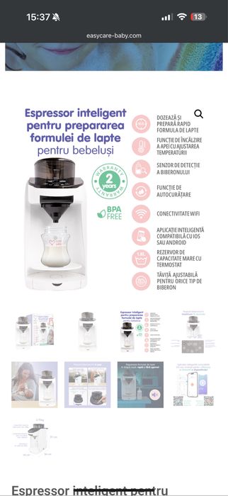 Vând espressor preparare lapte praf