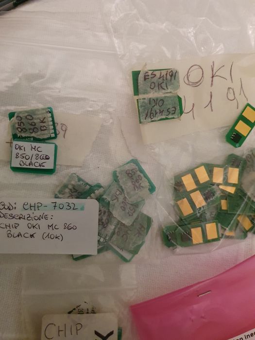 Chip oki mc850 860 b431 mb491d 4191 Develop Ineo+220