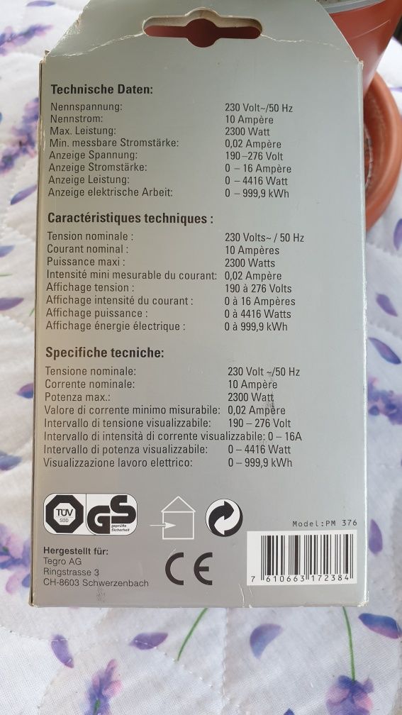 Priză masurarea energiei consumate
Priza masurare energie consumata
We