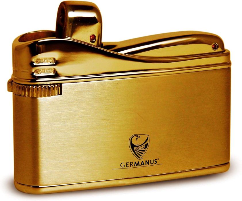 Brichetă retro GERMANUS, placată cu aur autentic, sigilat