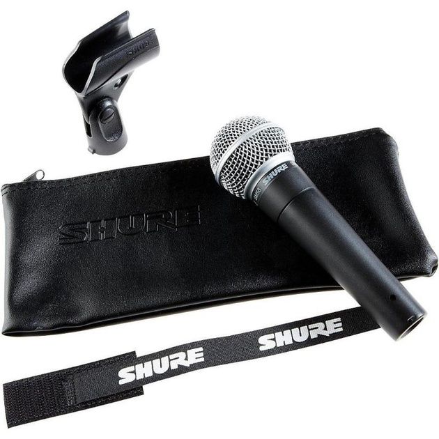 Динамичен микрофон Shure SM58 SE, кардиоиден, 50 Hz - 15 kHz