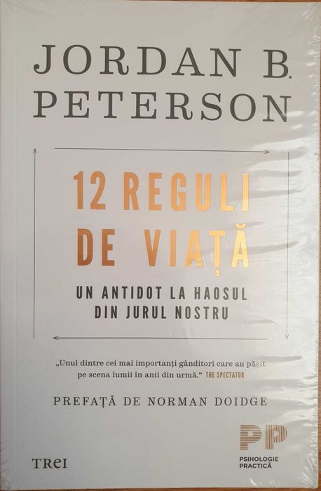 "12 reguli de viata" Jordan Peterson, noua, in folie