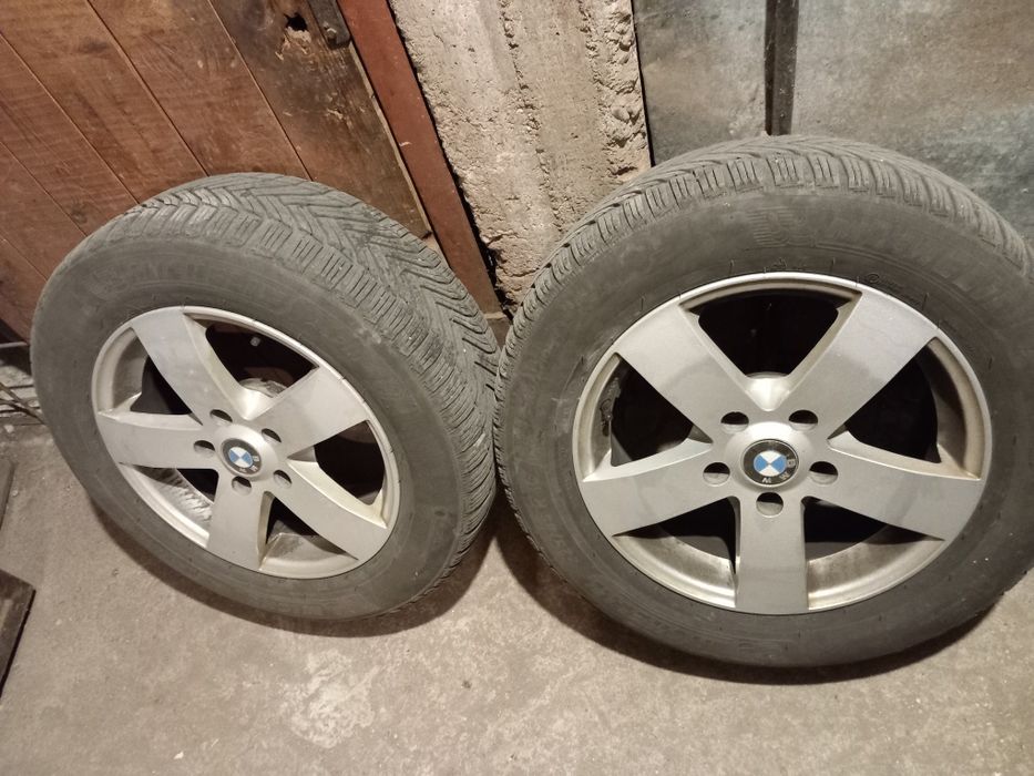 Джанти с гуми 16 5х120 от БМВ Е60