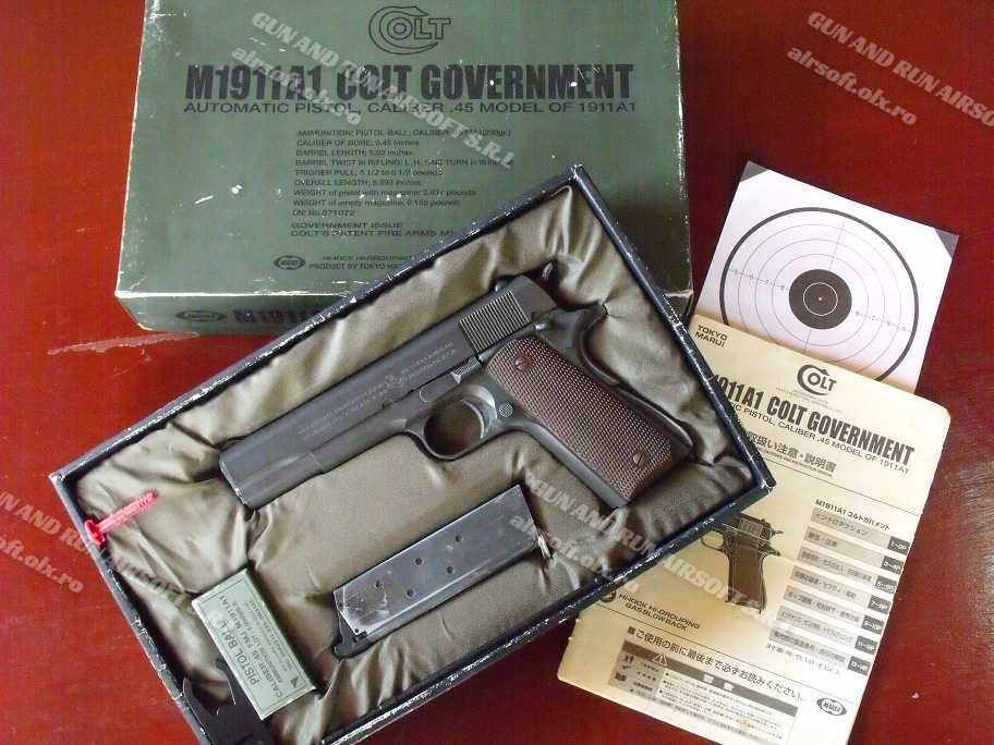 RARITATE!! Pistol Full Metal Cal.6mm ~UNICAT!! De Putere Mare Airsoft