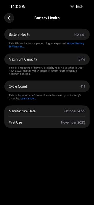iPhone 15 Pro Max, 256GB, Natural Titanium - Перфектно състояние