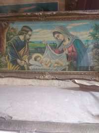 Tablou cu Isus și Maria