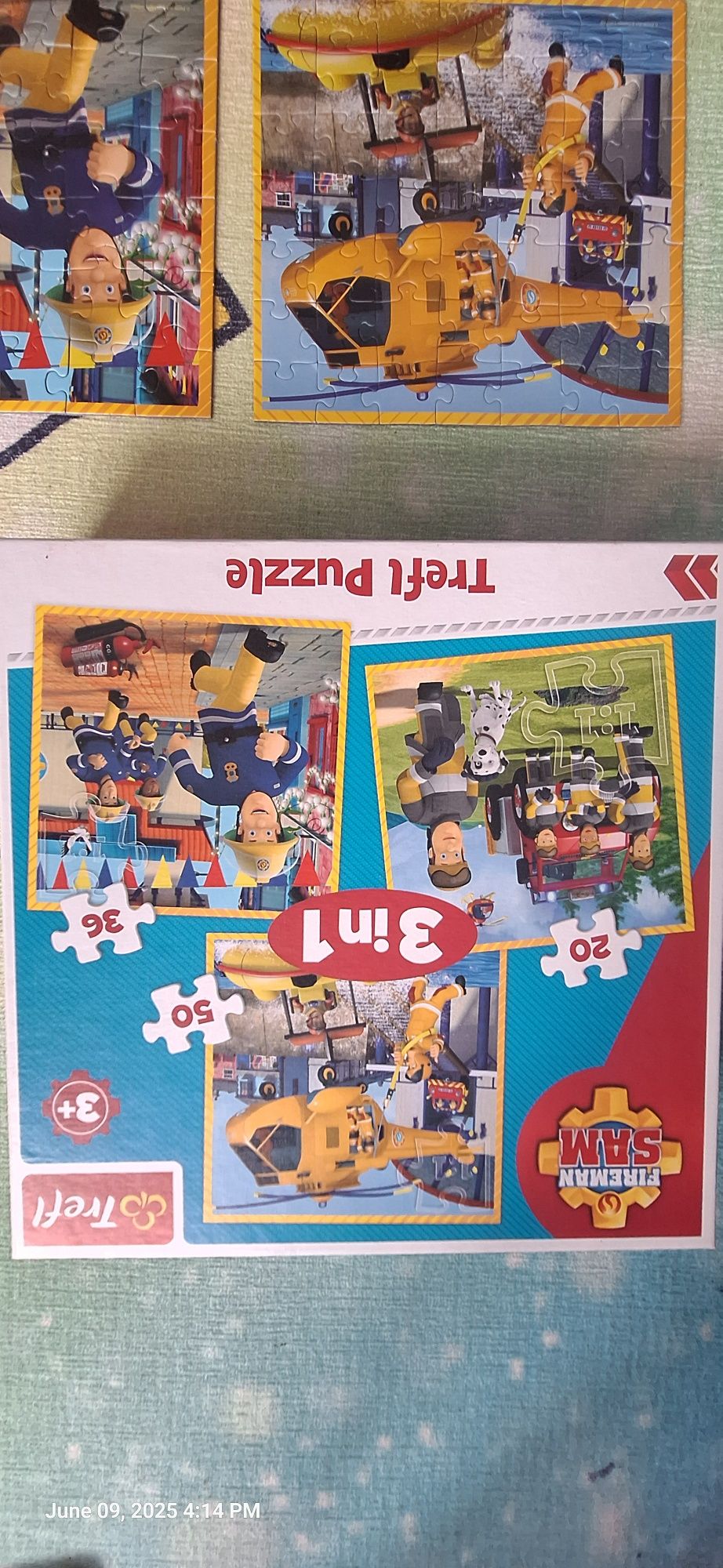 Puzzle pompierul Sam