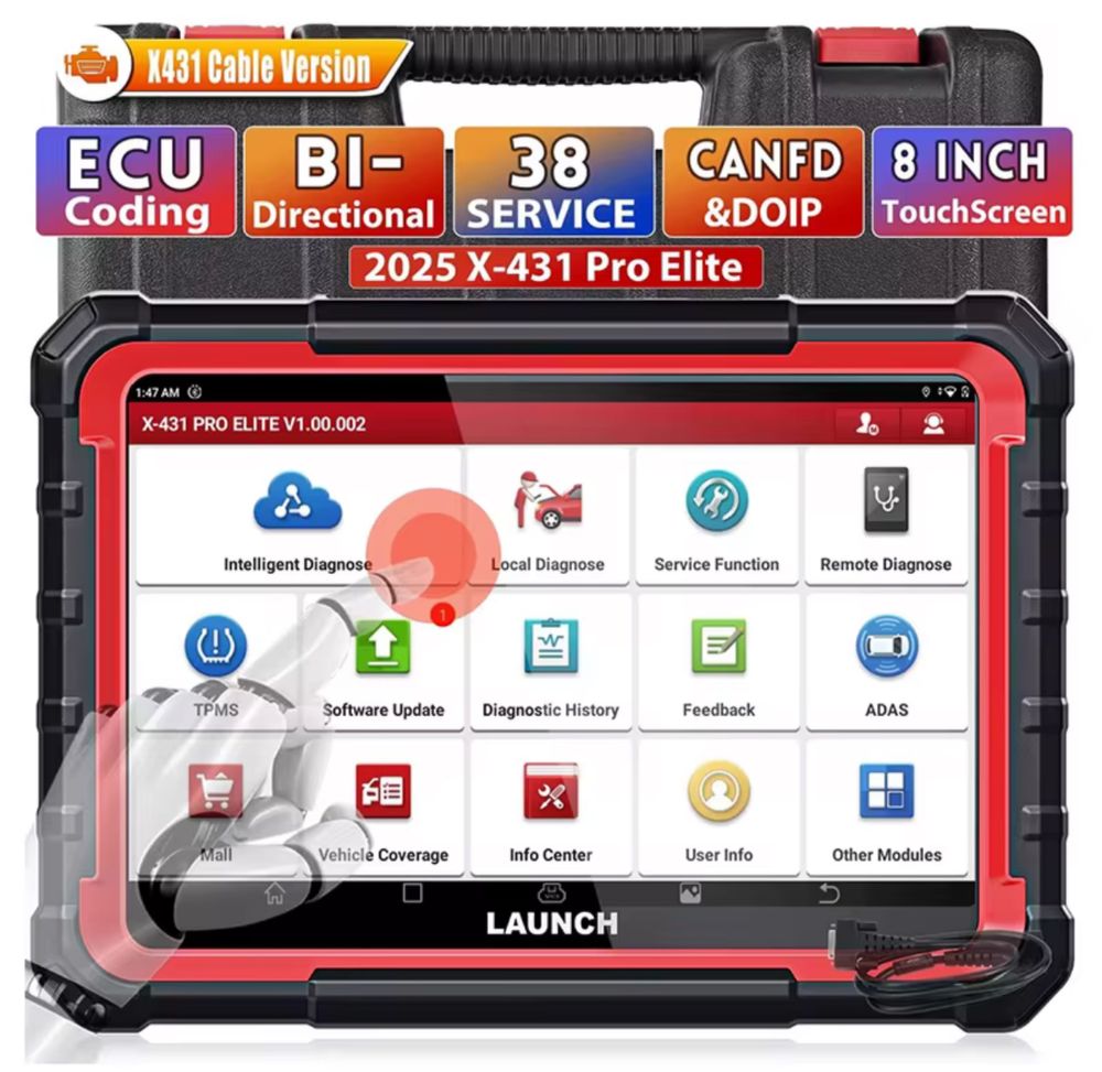 Tester/Diagnonza Originala Launch X431-PRO Elite cu 2 ani update uri