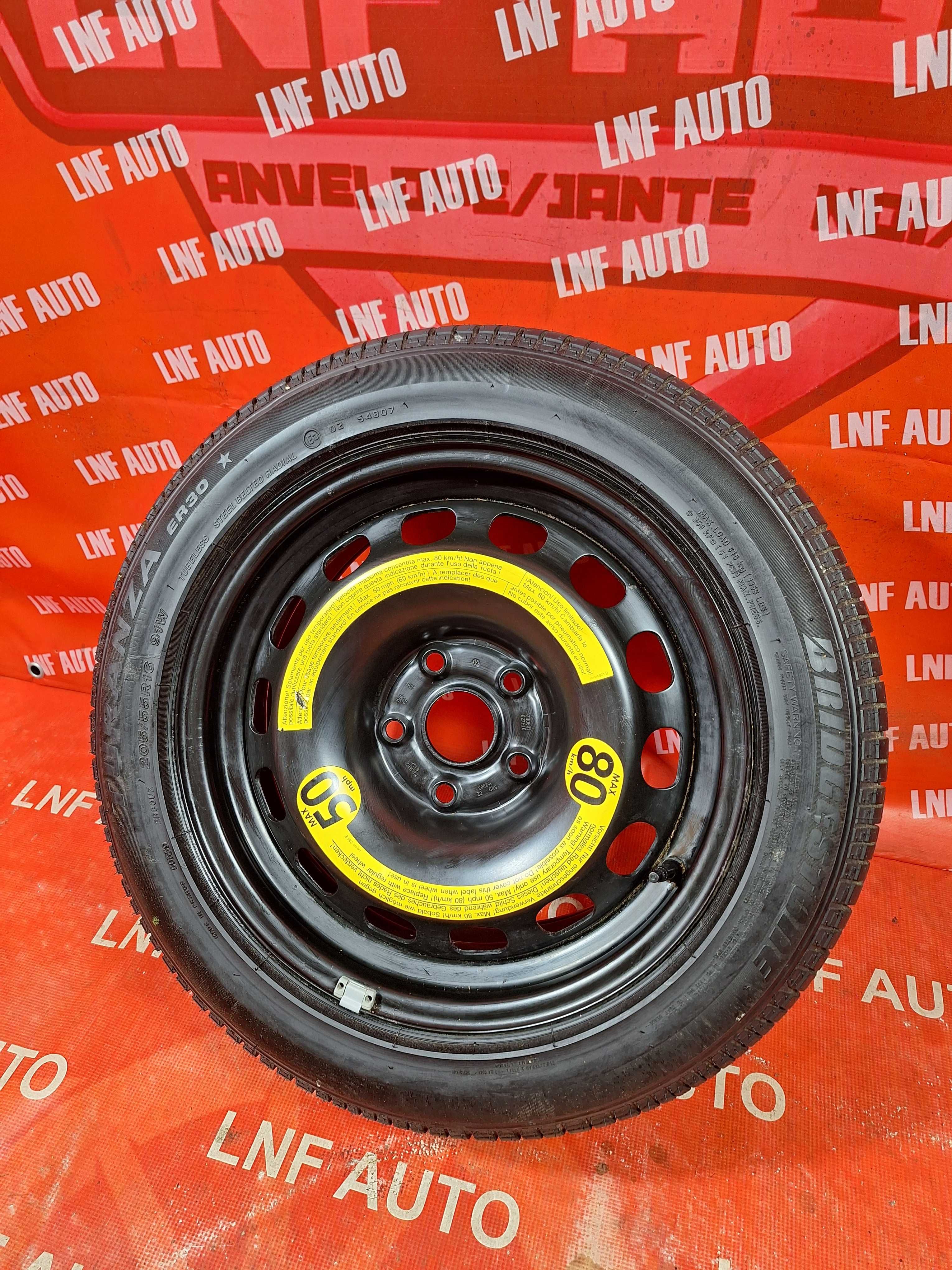 Roata Rezerva 5x112 16'' 205/55/16 VW Passat Skoda Superb Octavia SEAT