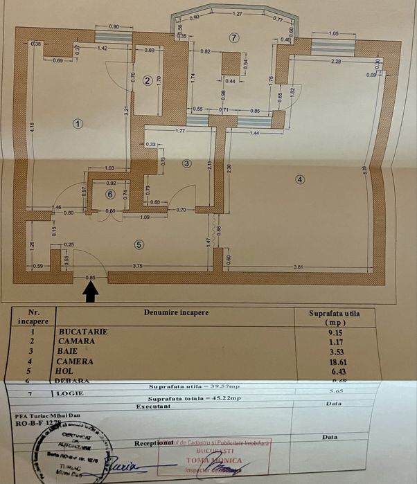 Garsoniera 40 mp Zona Sebastian Drumul Sarii