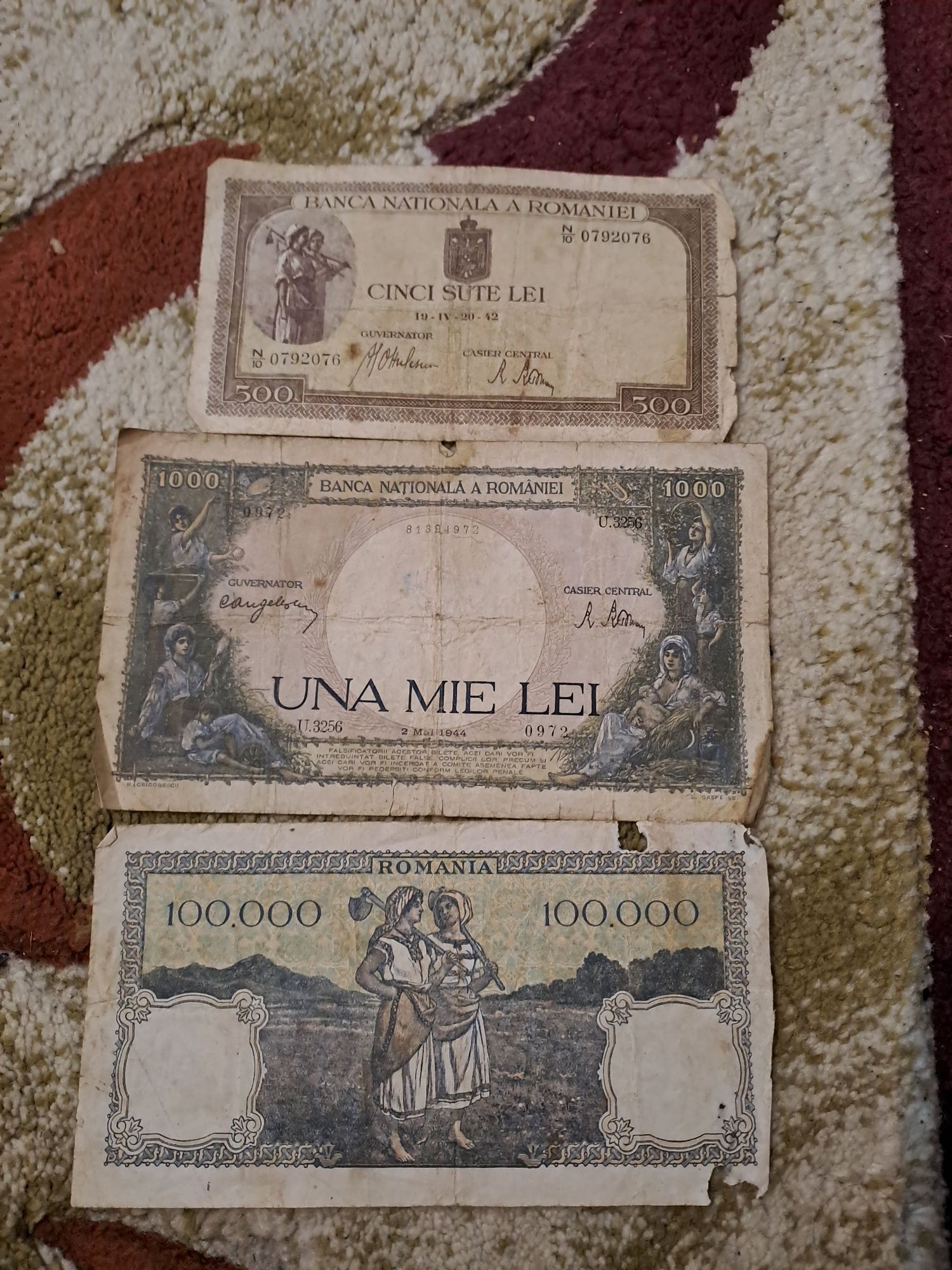 Vînd bancnote vechi din 1942