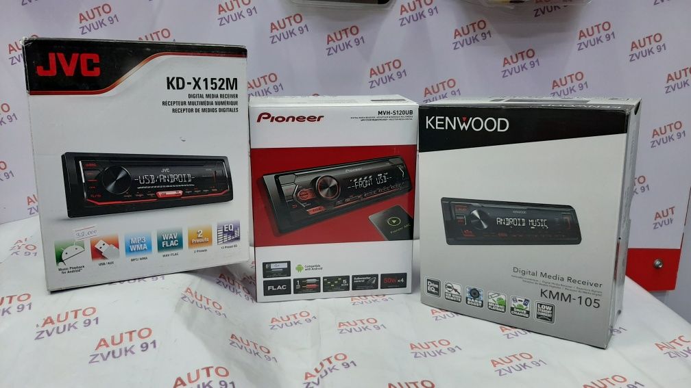 Магнитола Оригинал Pioneer Kenwood Sony JVC магнитафон В рассрочку