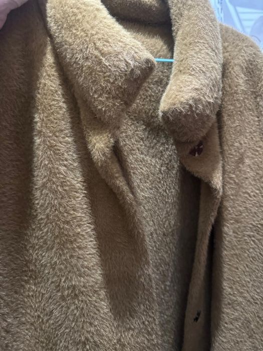 Пальто шерстянное до колена