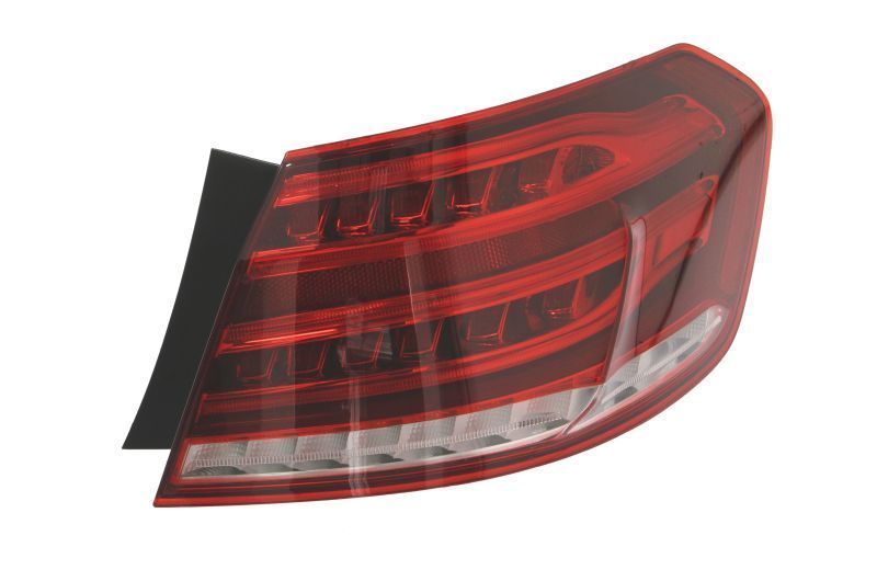 Stop spate lampa Mercedes Clasa E (W212) 02.2013-2016, model Sedan, cu suport bec, cu LED, carcasa rosie, exterior, 2129060657; 2129068802; A2129060657; A2129068802, partea Dreapta; Depo 440-1995R-AE