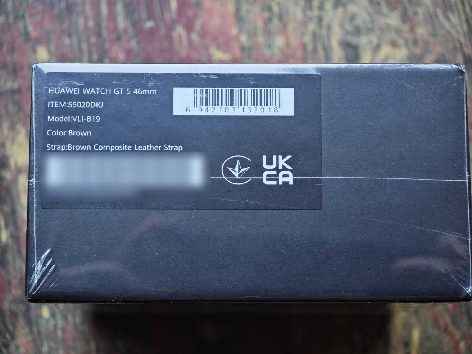 Смарт часовник HUAWEI Watch GT 5, 46 мм, кафяв