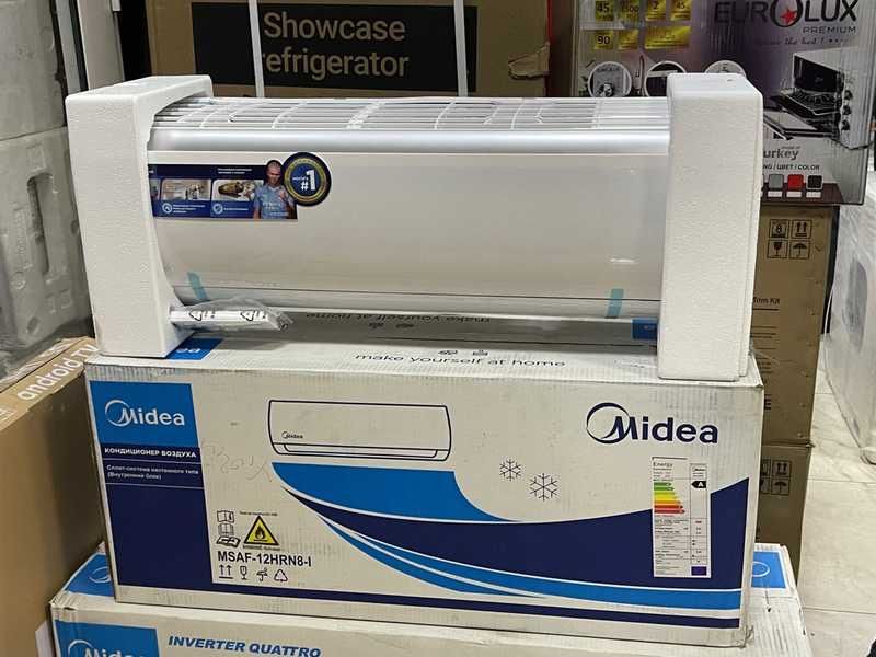 Кондиционер Midea 12” — инвертор, со склада, доставка и установка