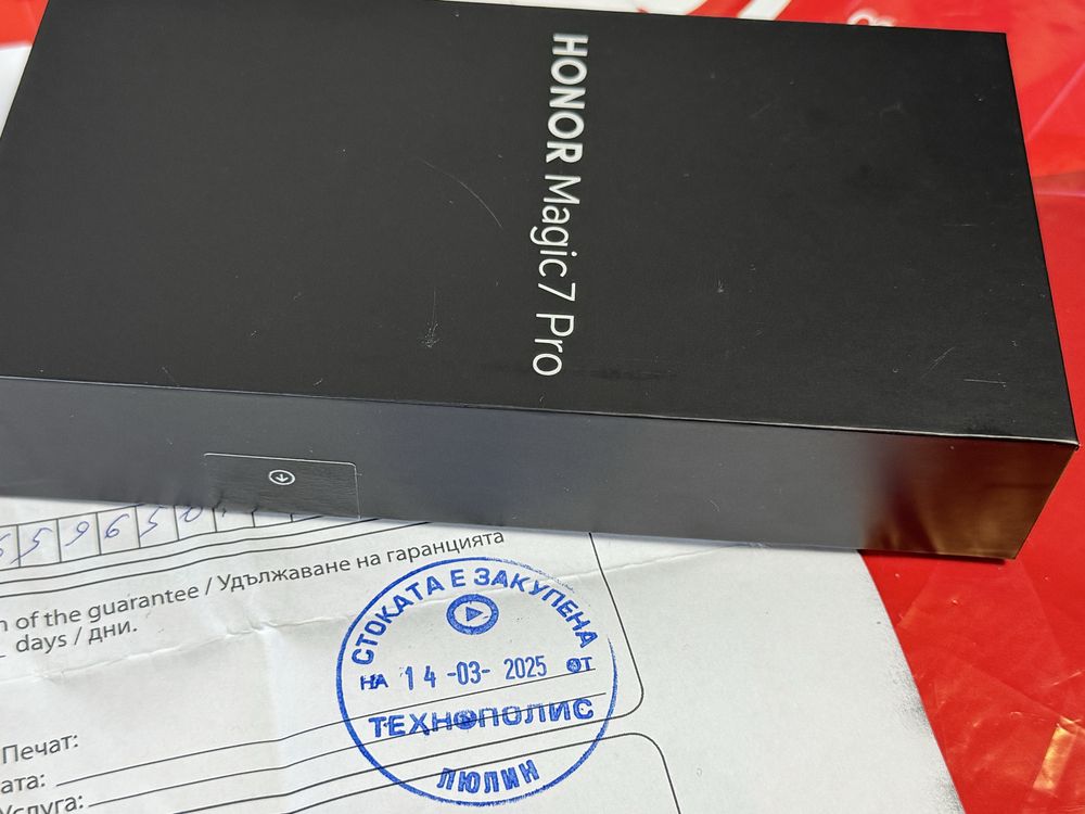 КАТО НОВ 512GB Honor Magic 7 Pro 5G Гаранция Технополис 2027 г. Grey