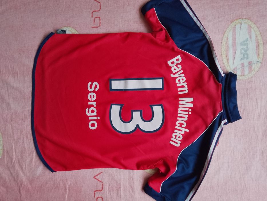 Tricou Fotbal Vintage Bayern Munchen #13 Paolo Sergiu