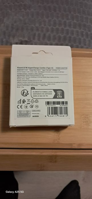 Incarcator Xiaomi 2 buc 67W noi