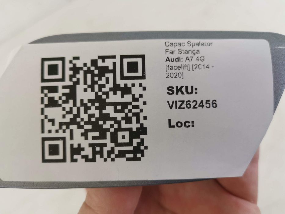 Ауди А7 / Audi A7 [ - ] Капак за мивка на фар ляв [фейслифт] Оригинале