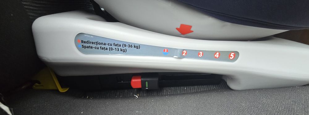 Scaun auto isofix, 0-36 kg