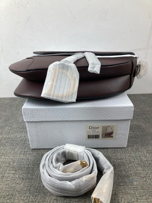Geanta Dior Saddle Burgundy