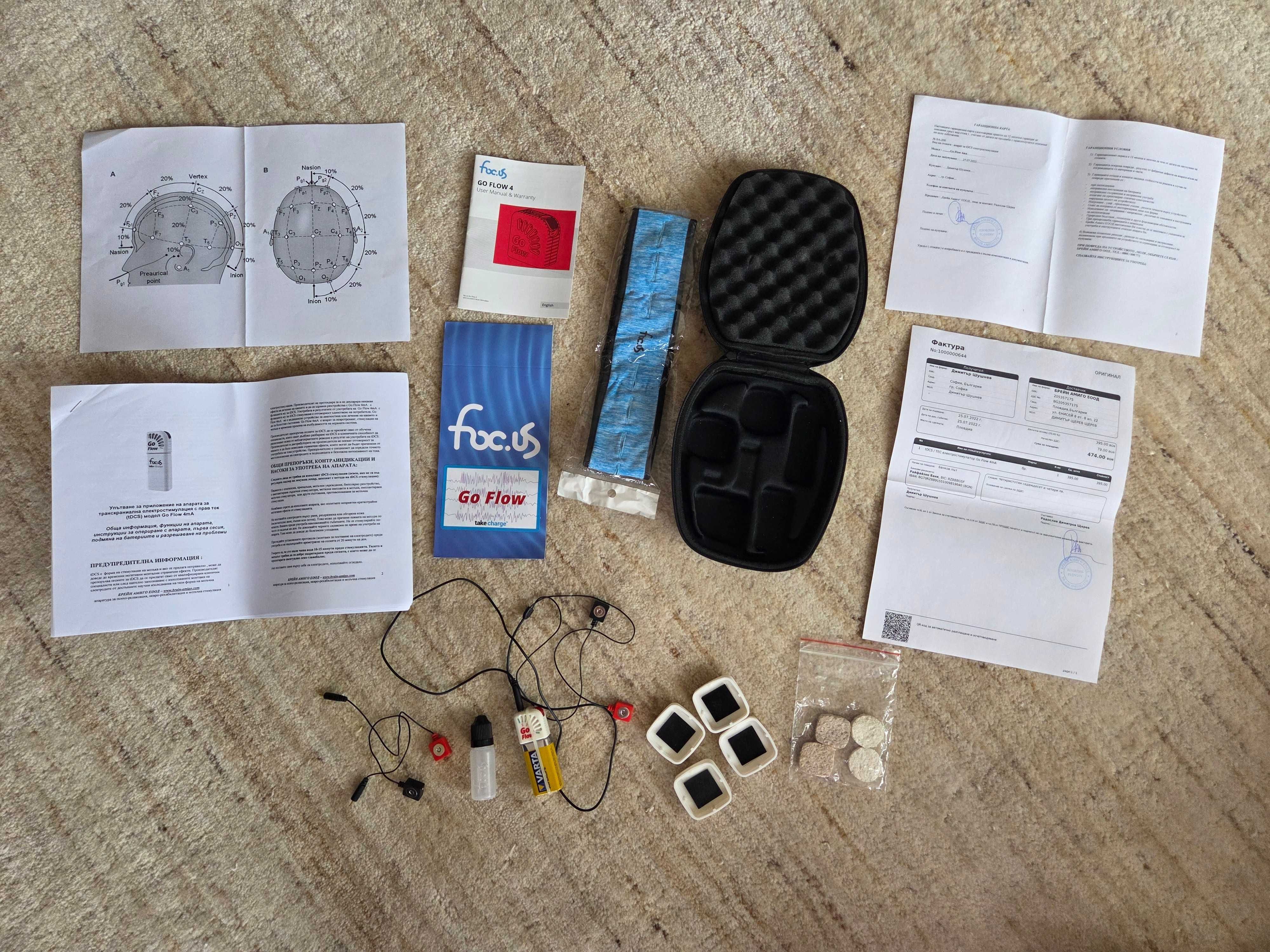 ### СПЕШНО ### Мозъчен Електростимулатор Go Flow  Brain Stimulator