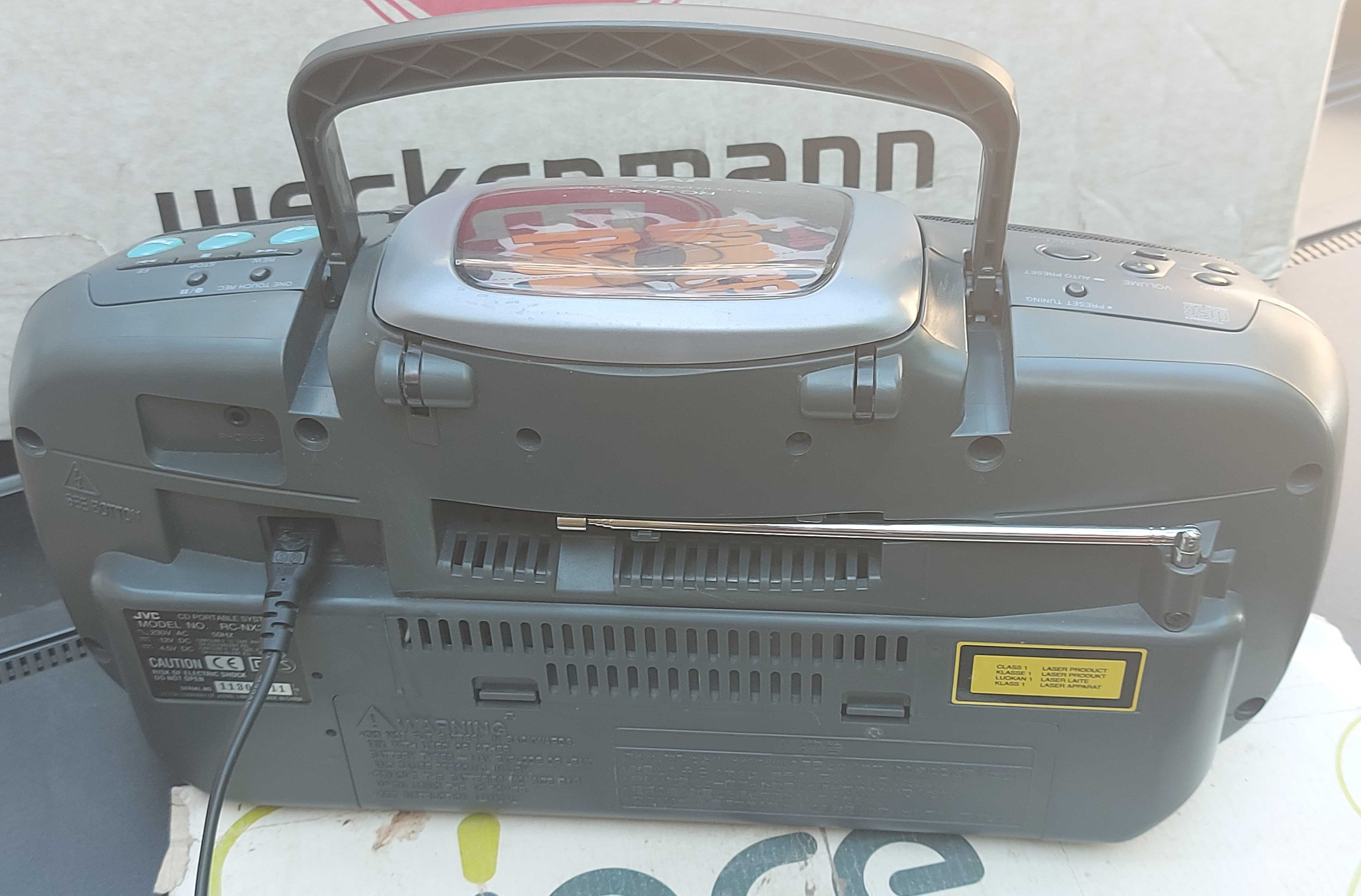 JVC RC-NX3 CD Portable System (CD/Tape/Tuner)
