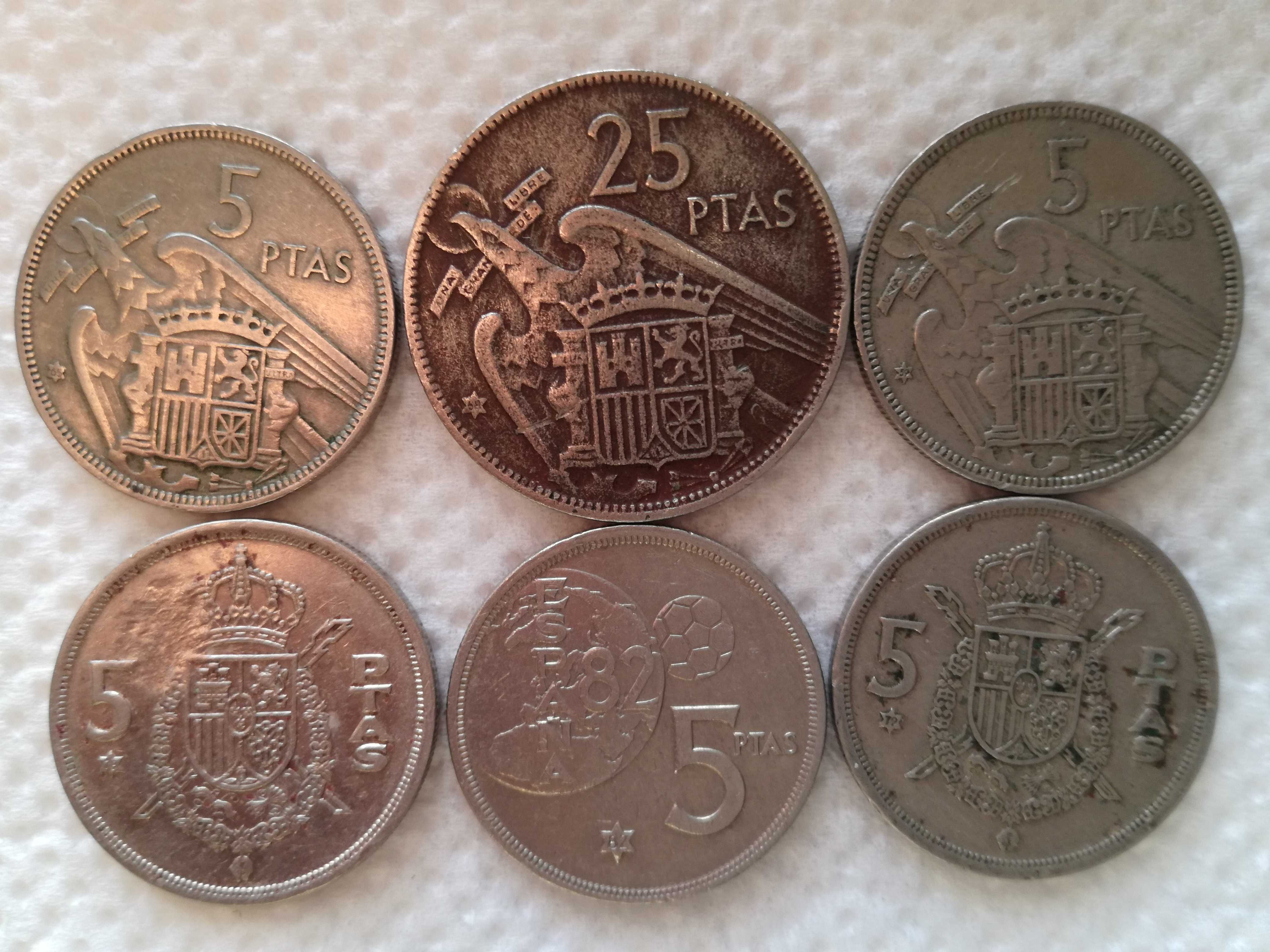 Vând monede vechi de colectie Spania