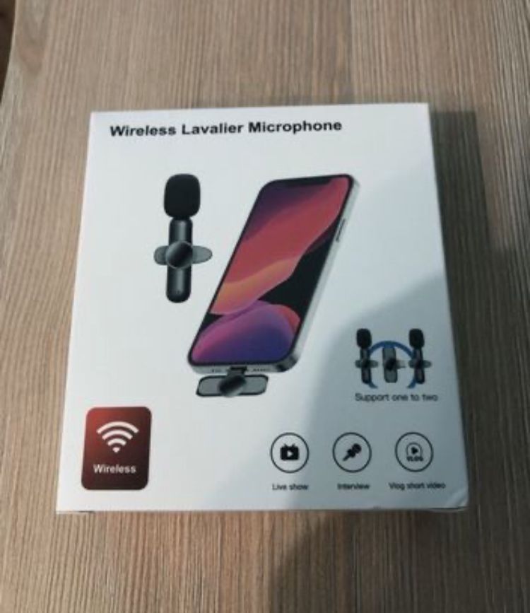 Set 2 microfoane tip lavaliere pentru telefon type c