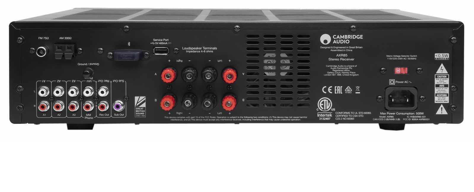 Vand amplificator Cambridge Audio AXR85 second hand, stare buna