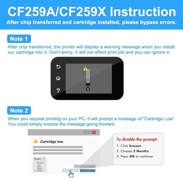 LCL toner compatibil HP CF259X 59X negru, capacitate mare, fără cip