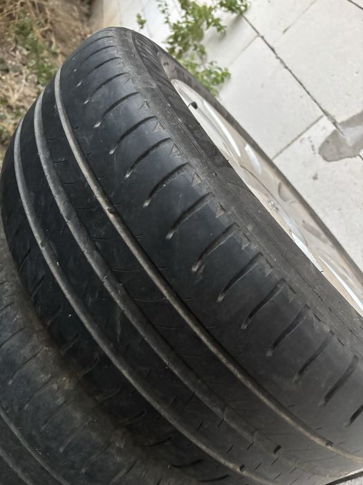 Jante originale + Anvelope AUDI ALIAJ - nu sunt fisurate sau sudate