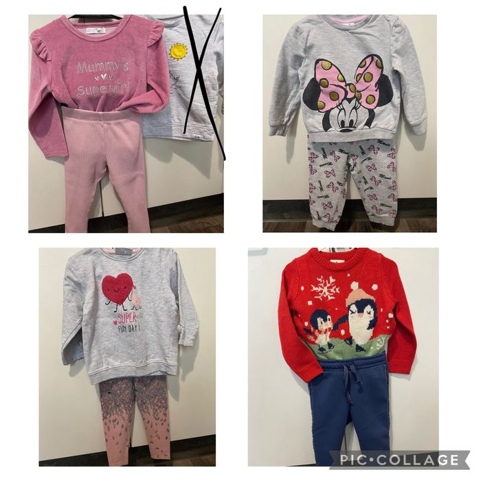 Много дрешки за момиче 86 см