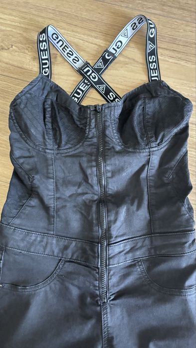Черен гащеризон GUESS, XS-S размер