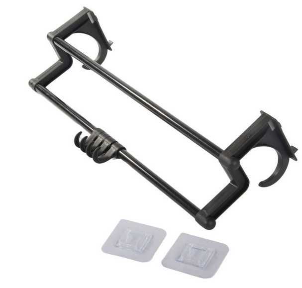 Закачалка за баня за кърпи 5в1 - без пробиване