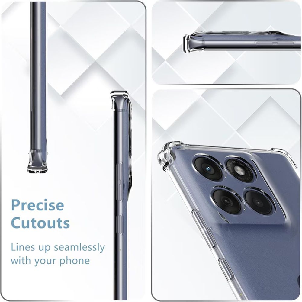 Motorola Edge 60 Pro / 60 / Fusion / Удароустойчив TPU силиконов кейс